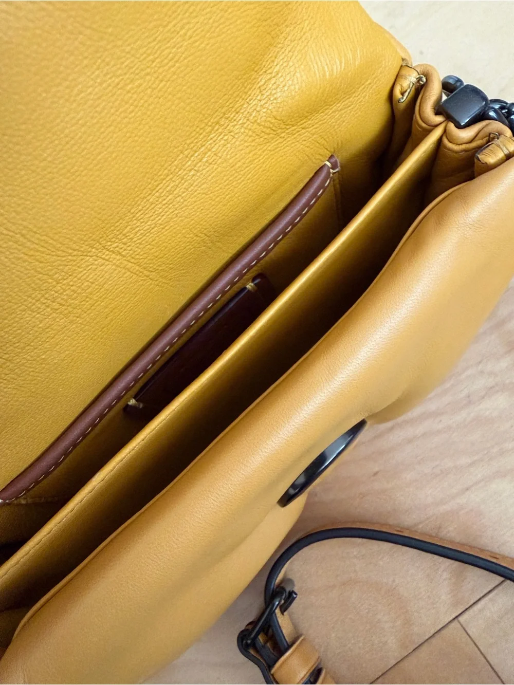 Coach Mini Pillow Tabby in Buttercup